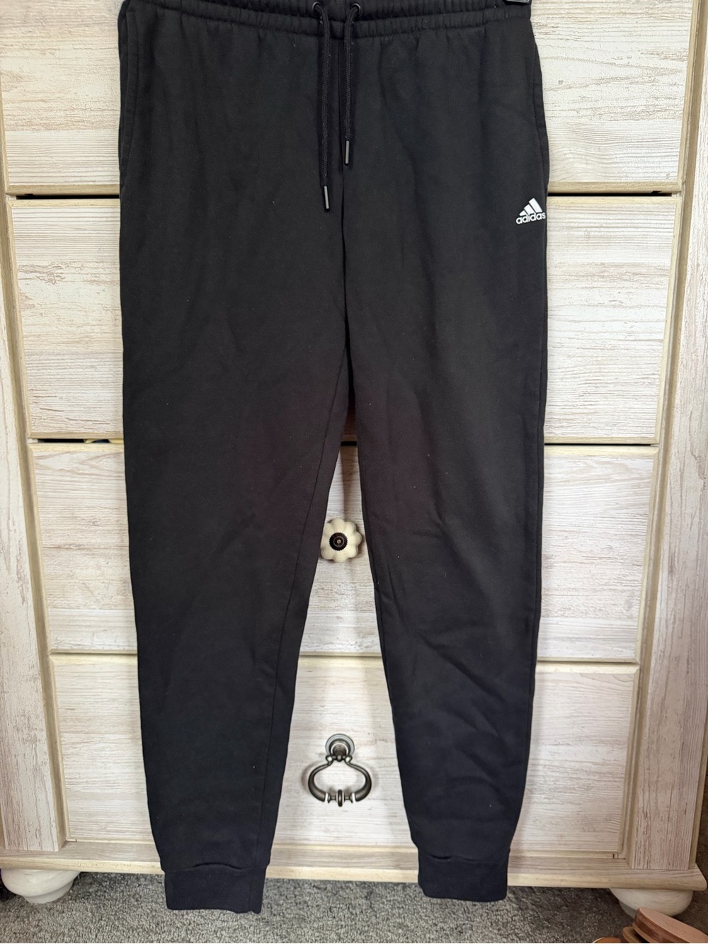 adidas Black Women’s Jogger Sweatpants with Drawstring